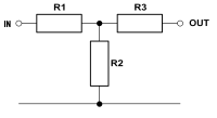 Schematic of T Attenuator