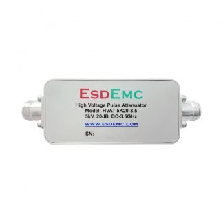HVAT-3K20-1G22E High Voltage High Energy Pulse Attenuator (DC-1GHz, 3kV, 200J)